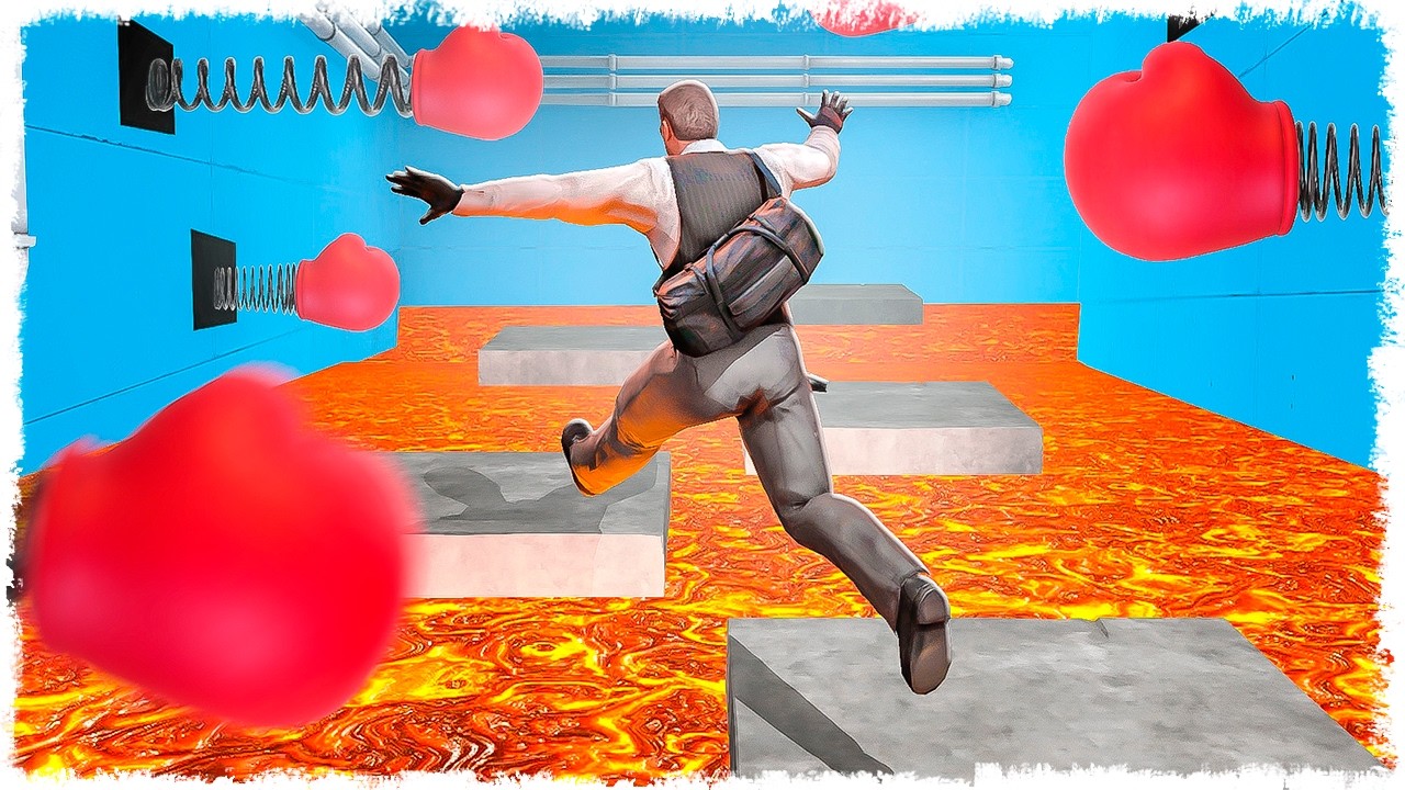 ОТДЫХАЕМ ОТ МАНЬЯКА И ПРОХОДИМ ПАРКУР!!!