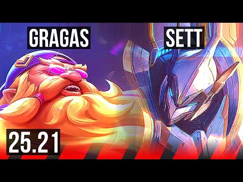 GRAGAS vs SETT (TOP) | 8/1/8, Dominating | KR Diamond | 25.21