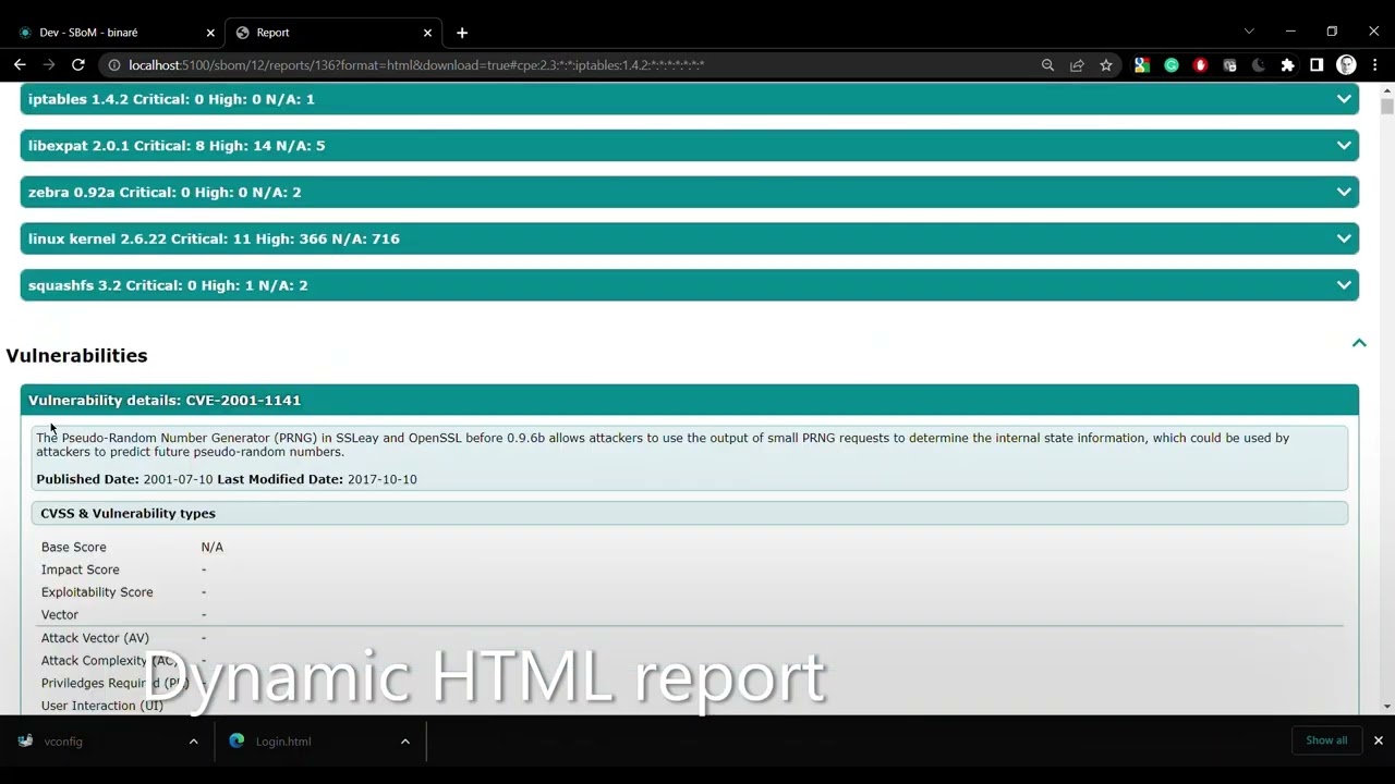 Demo of Binare’s Platform - Overview Of Platform Features - Firmware Analysis SBoM Pre-Certification