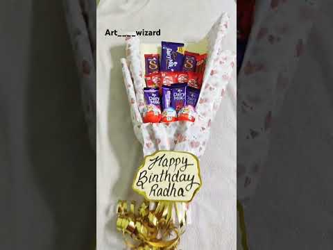 Chocolate bouquet by Artwizard home delivery available #chocolate #chocolates #chocolatehamper