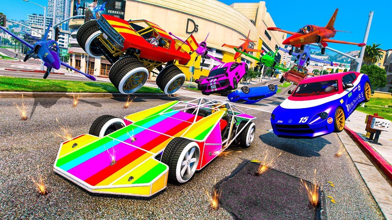 TODOS CONTRA MI CON EL COCHE RAMPA!! ME TIENEN MIEDO!! - GTA 5 ONLINE