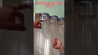 how to find Permeability of soil? how to find Infiltration rate of Soil #automobile #unitweight