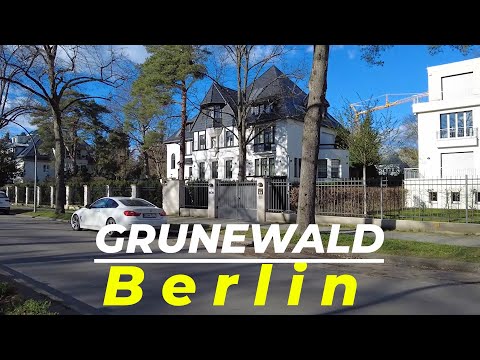 WALKING Tour through the RICHEST neighborhood in BERLIN | District GRUNEWALD