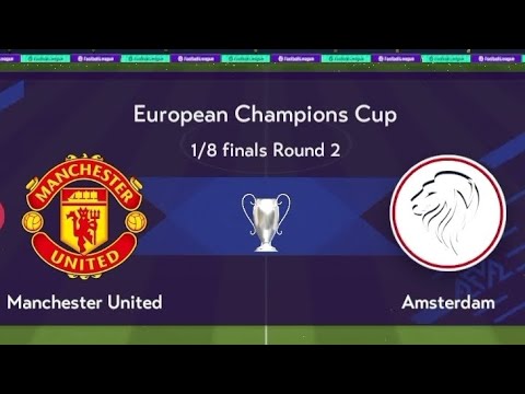 Full Match (2-1) | Manchester United vs Amsterdam | 1/8 Final Round 2 | UEFA Champion League