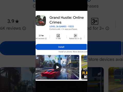 Top 5 Copy Games like GTA V for Android #shorts #ytshorts #games