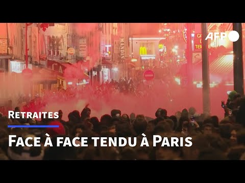 Retraites: des incidents à Paris pendant une manifestation | AFP Images