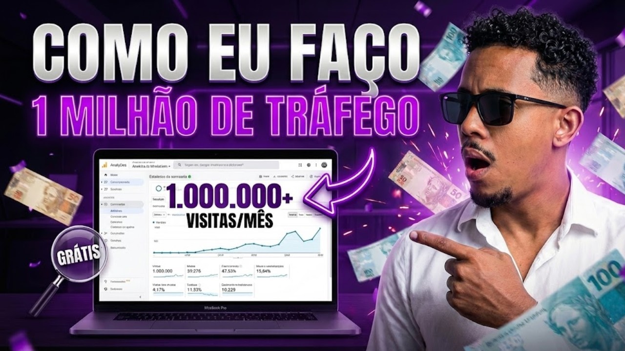 COMO eu faço 1 MILHÃO de tráfego NO blog de GRAÇA [ MOSTRANDO A ESTRATÉGIA ]