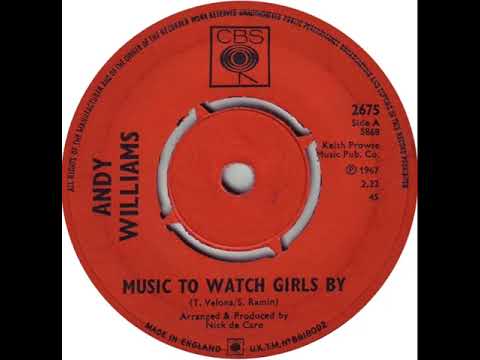 UK New Entry 1967 (124) Andy Williams - Music To Watch Girls By