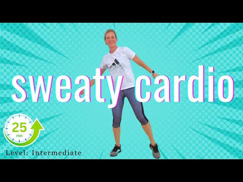 25 min SWEATY CARDIO WORKOUT