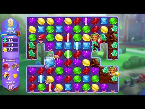 Wonka's World of Candy Level 81 no booster [Gameplay Walkthrough] [Zynga]