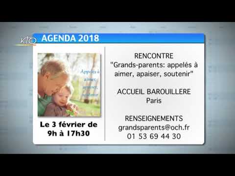 Agenda du 19 janvier 2018