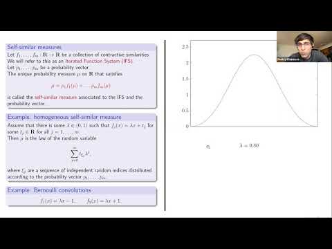 On the dimension of self-similar measures (Peter Varju)