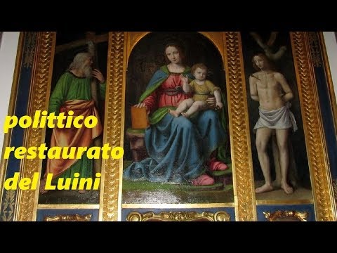Polittico restaurato Luini