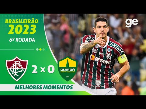 Gols e lances de Fluminense x Cuiabá