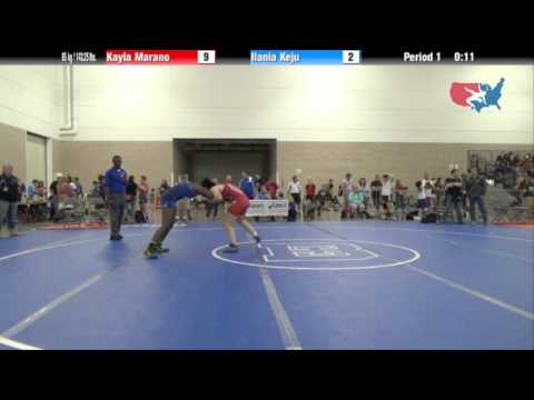 FILA Cadet 65 kg / 143.25 lbs. - Kayla Marano vs. Ilania Keju