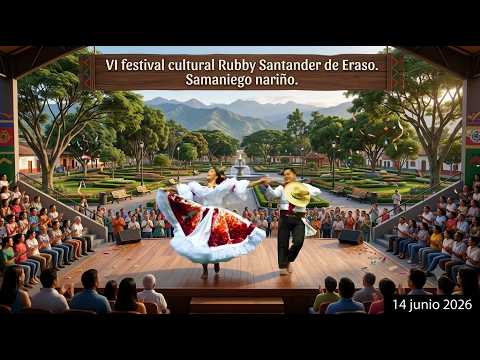 FESTIVAL CULTURAL: RUBBY SANTANDER DE ERASO   SAMANIEGO NARIÑO 2026 DIA 14  JUNIO   ENCUENTRO DANZAS