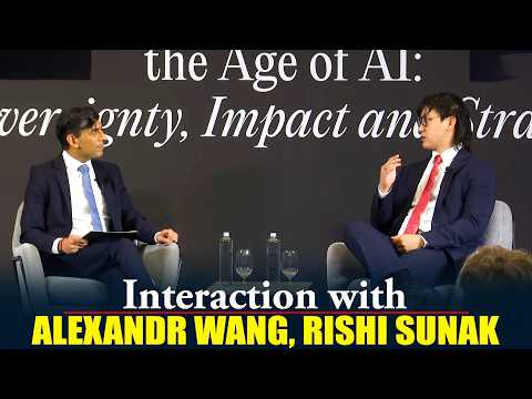 LIVE: Governing in the Age of AI | fireside chat with former UK PM Rishi Sunak, Meta’s Alexandr Wang
