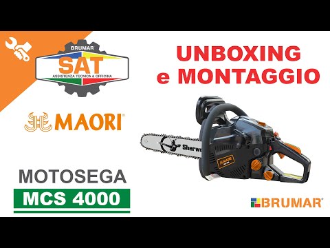 Unboxing e Montaggio Motosega a Scoppio MAORI MCS 4000 – Potente e Versatile!