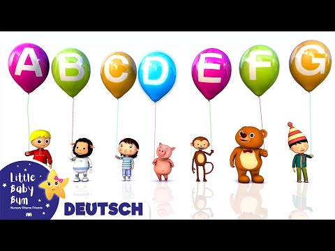 ABC Lied Luftballons | Kinderlieder | Little Baby Bum