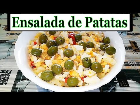 Ensalada de Patatas, Atún y Huevo 🥗😋