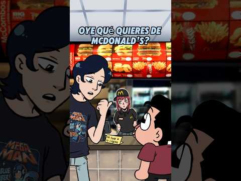 What do you want from McDonald's? #shorts #mcdonalds #makima #animation