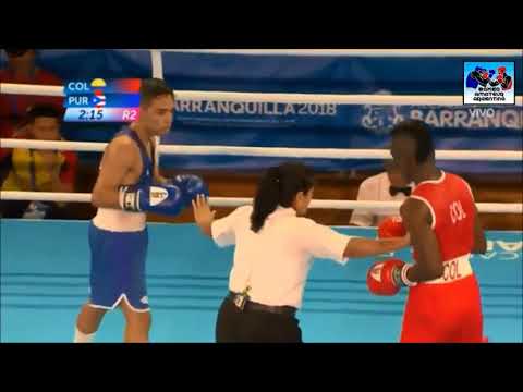 1) 49kg Yuberjen MARTINEZ RIVAS (COL) 5-0 a Oscar COLLAZO (PUR) - 1/4