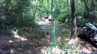 preview picture of video 'Quads, Motorcycles, SxS, and ATV's Playing in the creek at Sandtown ATV Ranch on Memorial Day'