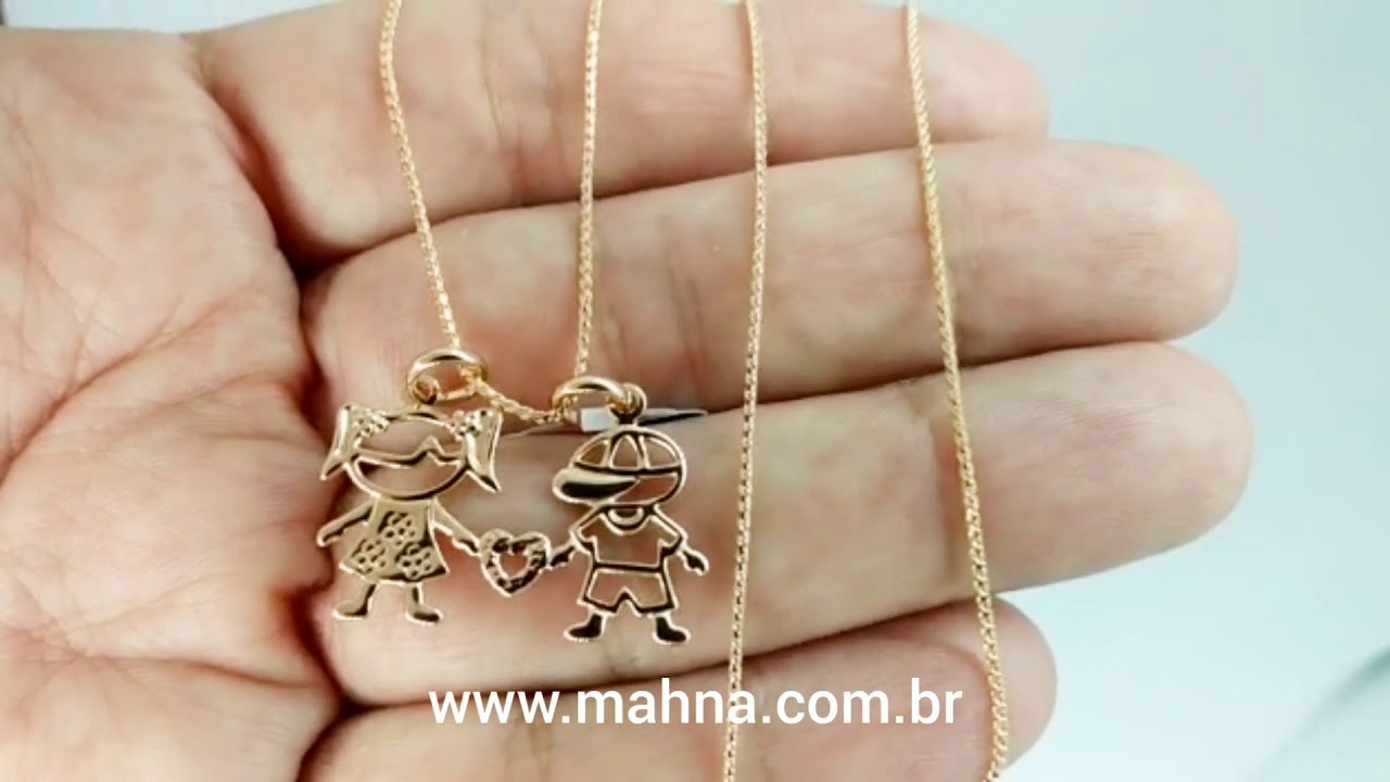 Watch Now COLAR ROMMANEL CASAL MENINO MENINA E COLAR ROMMANEL CASAL MENINO MENINA E