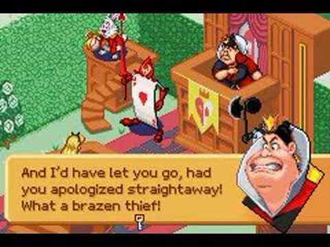 Kingdom Hearts:Chain of Memories-1st Wonderland Cutscene 1/2