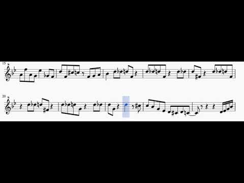Ella Fitzgerald - All of me (Scat singing transcription) PDF for download!!!