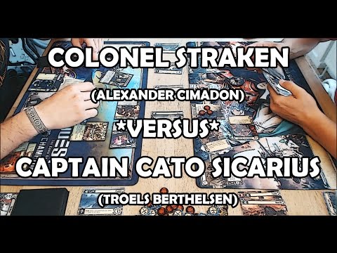 Colonel Straken versus Captain Cato Sicarius - Warhammer 40,000: Conquest
