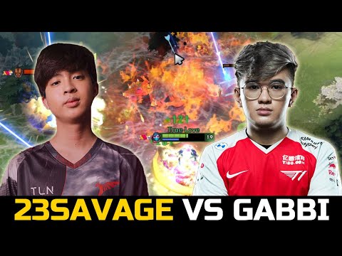 23SAVAGE VS GABBI - T1 VS TALON CARRY BATTLE DOTA 2