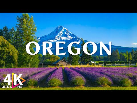 Oregon 4K Nature Relaxation Film - Relaxing Piano Music - Natural Landscape
