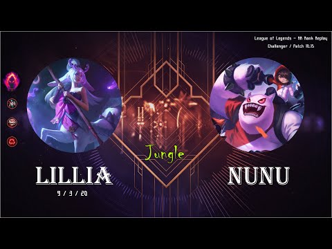 [Jungle] Lillia vs Nunu - KR Replays (C) / 롤 정글 릴리아