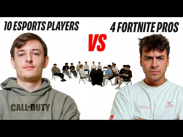 Fortnite Pros vs Esports Players Debate: What is the hardest game to go pro in? SDDEFAULT Thumbnail