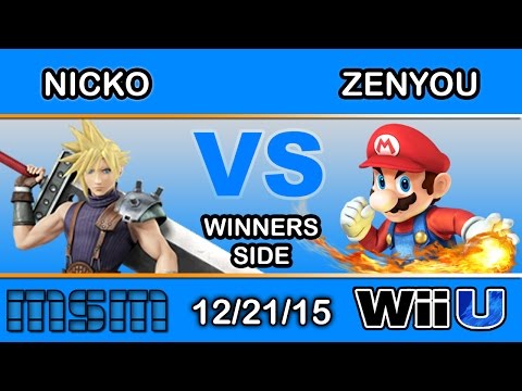 MSM 29 – 2Scoops | Nicko (Cloud) Vs. 2Scoops | Zenyou (Mario) Winners Side - Smash Wii U