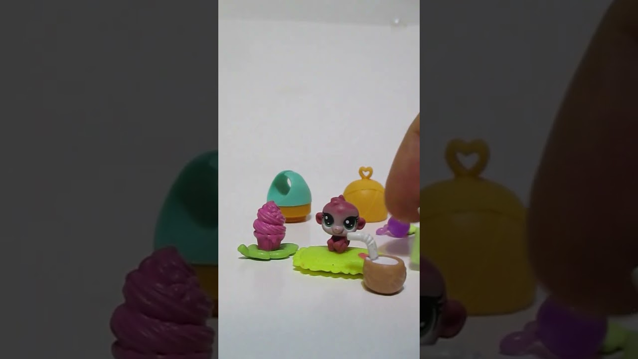 LPS Baby Monkey Miniature with Accessories #shorts