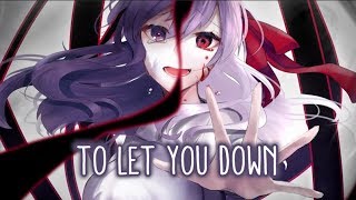 【Nightcore】→ Let You Down  Lyrics