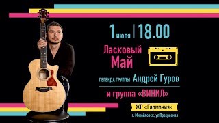 Выступление Андрея Гурова и группы "Винил" в жилом районе "Гармония". Третий Рим, Михайловск