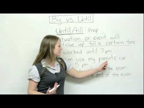 English Grammar - By or Until?