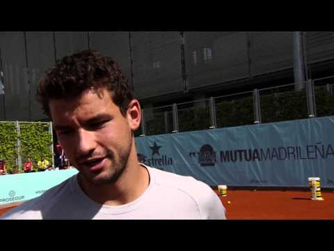 Григор Димитров с открит урок по тенис в Мадрид