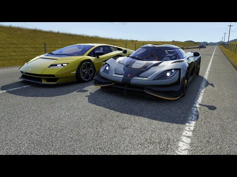 Koenigsegg One:1 GT 2020 vs Sports Cars at Highlands