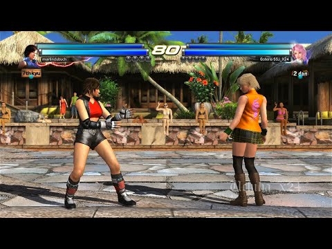 79 Jun y Asuka Kazama VS Ashley Graham Alisa y Leon Hwarang - Tekken Tag 2 ( Uchiha x24 ) GamePlay