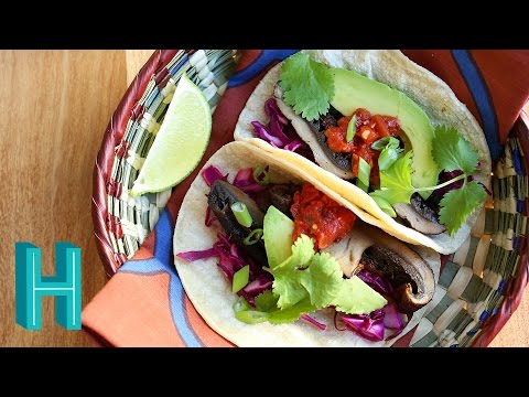 How to Make Portobello Mushroom Tacos |  Hilah Cooking