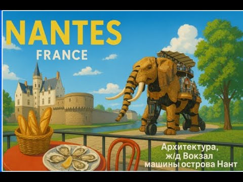 The City of Nantes. Город Нант. Прогулка по французскому городу Нант. Франция, как она есть.