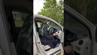 Muslim Abaya women car drive #car #automobile