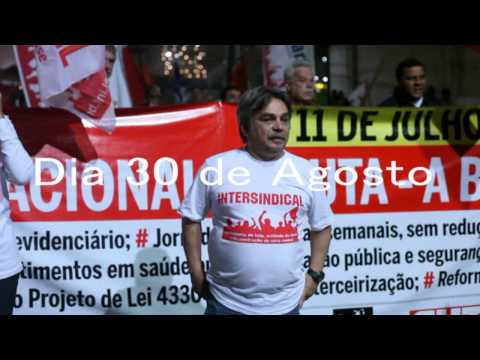 30 de Agosto - Dia Nacional de Mobilização e Greve 