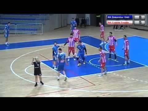 16.04.2014. RK Zeleznicar 1949 - RK Crvena Zvezda - 1. poluvreme