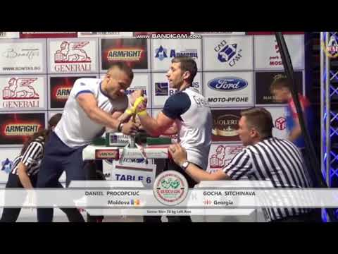 Euroarm 2018 Daniel Procopciuc VS Gocha Sitchinava