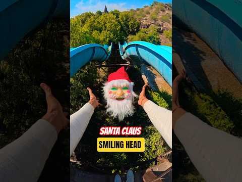 Santa Claus Smiling Head 😂💦#parkour#spiderman#water#jump#support#viral#jodhpur#india #pov#funny